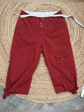 Lee Women's Rust Red Waistband Shorts